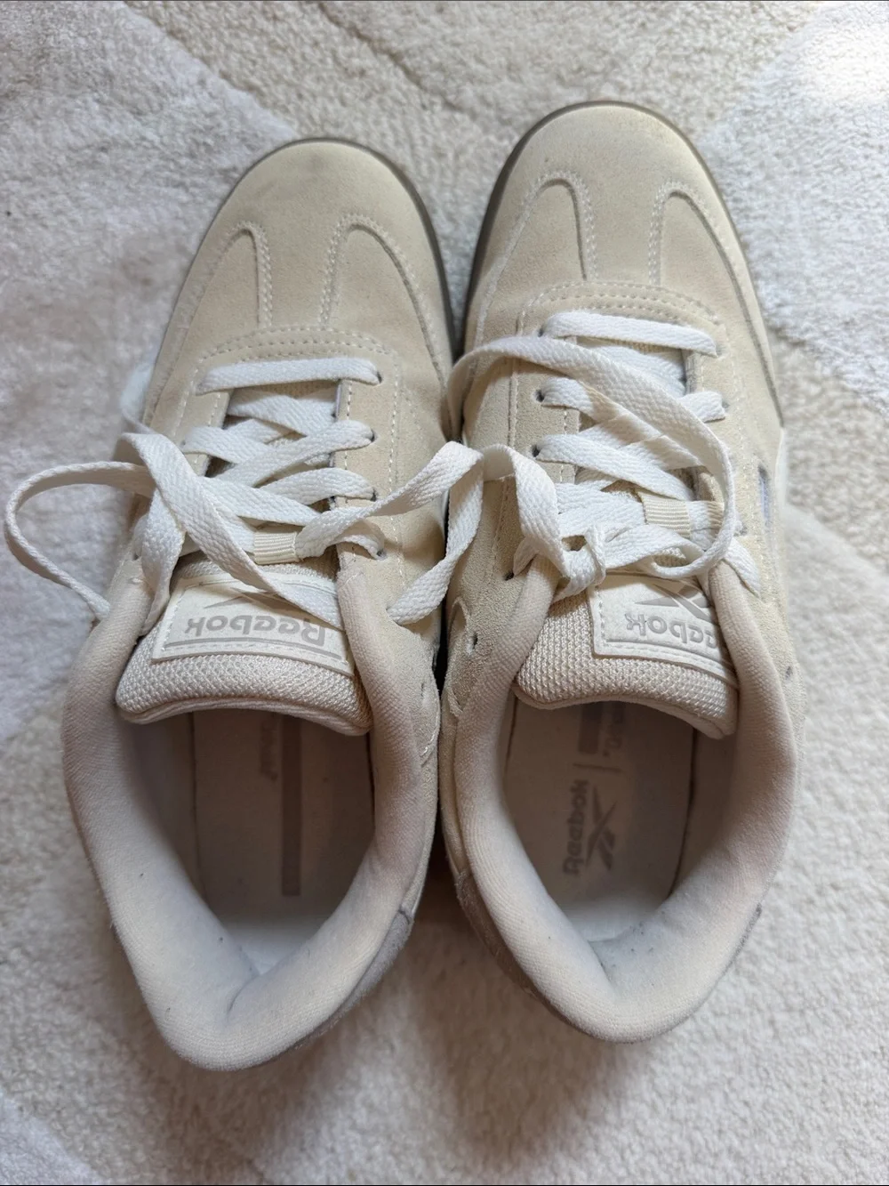 Reebok Women’s Classic Beige Low-Top Sneakers